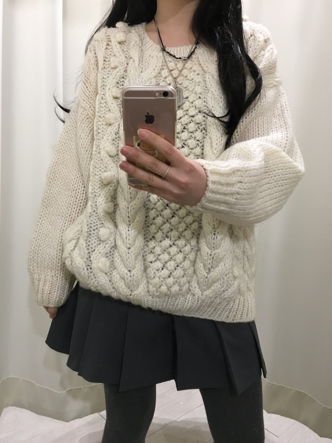 프레피 미니 플리츠 스커트 상품이미지2