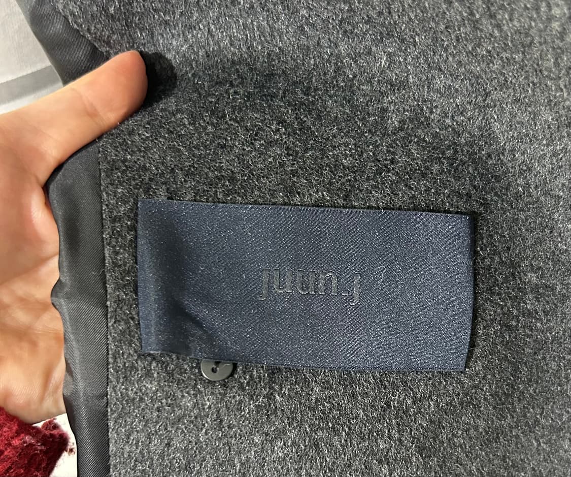 준지 벨티드 미디코트 그레이 상품이미지7