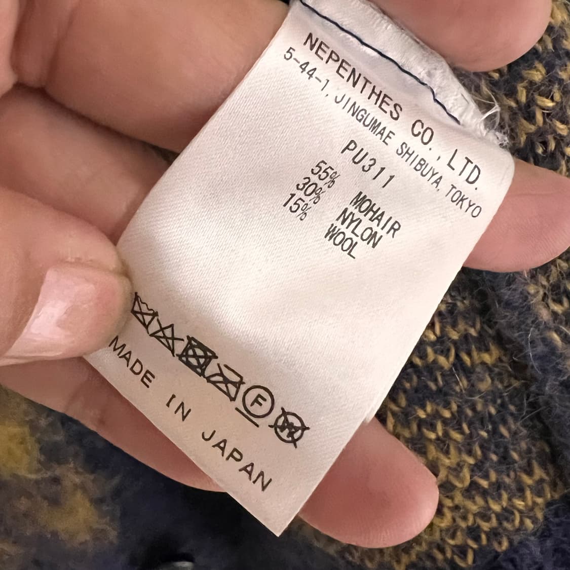 니들스 모헤어 가디건 L 상품이미지3