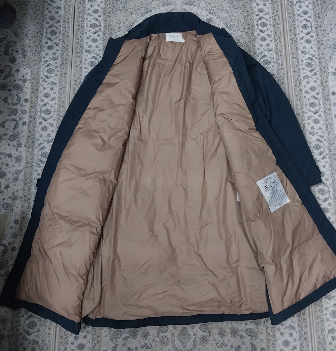 so wool 헝가리구스 다크 그린 패딩코트 L 상품이미지2