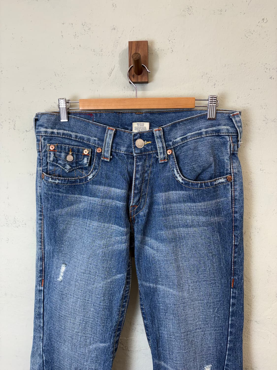 트루릴리전 빈티지 데님 부츠컷 팬츠 상품이미지3