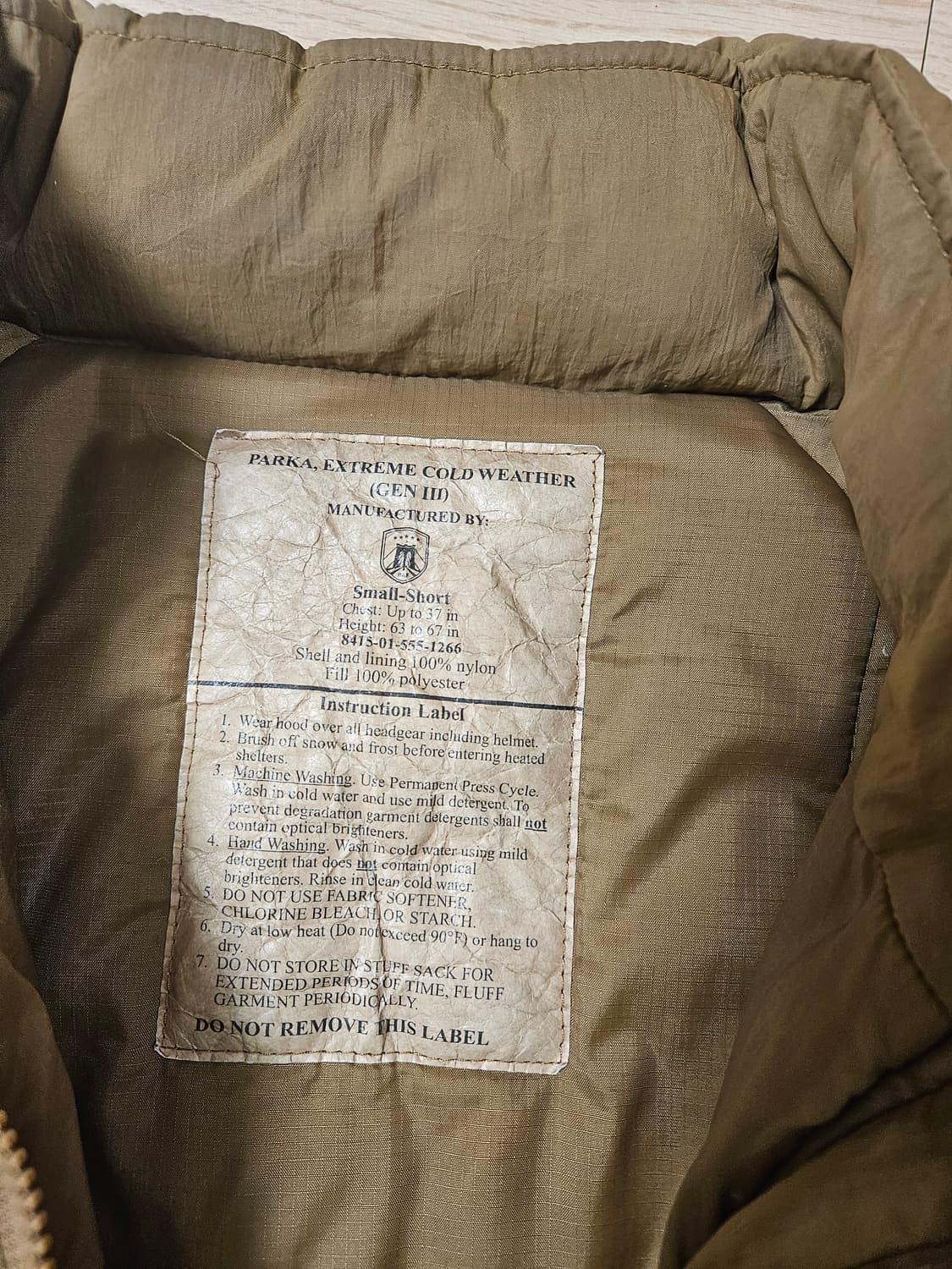 미군 USMC 오리지널 level7 상품이미지3