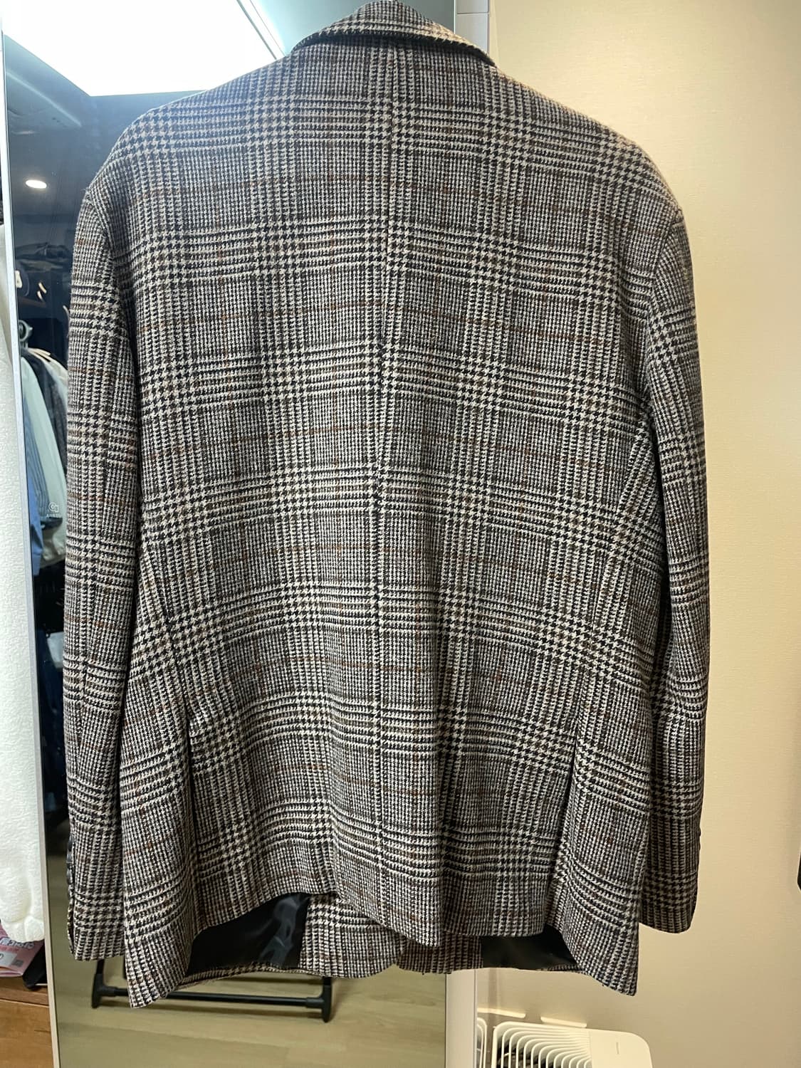 모디파이드 글렌 체크 블레이저 브라운 XL 상품이미지3