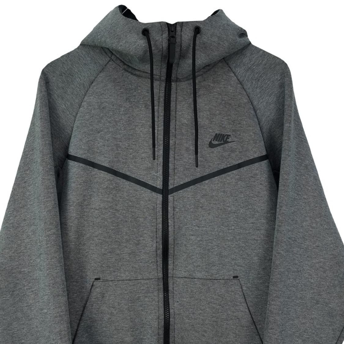 [나이키] 로고 프린팅 테크팩 후드 집업 그레이 M19264 상품이미지4