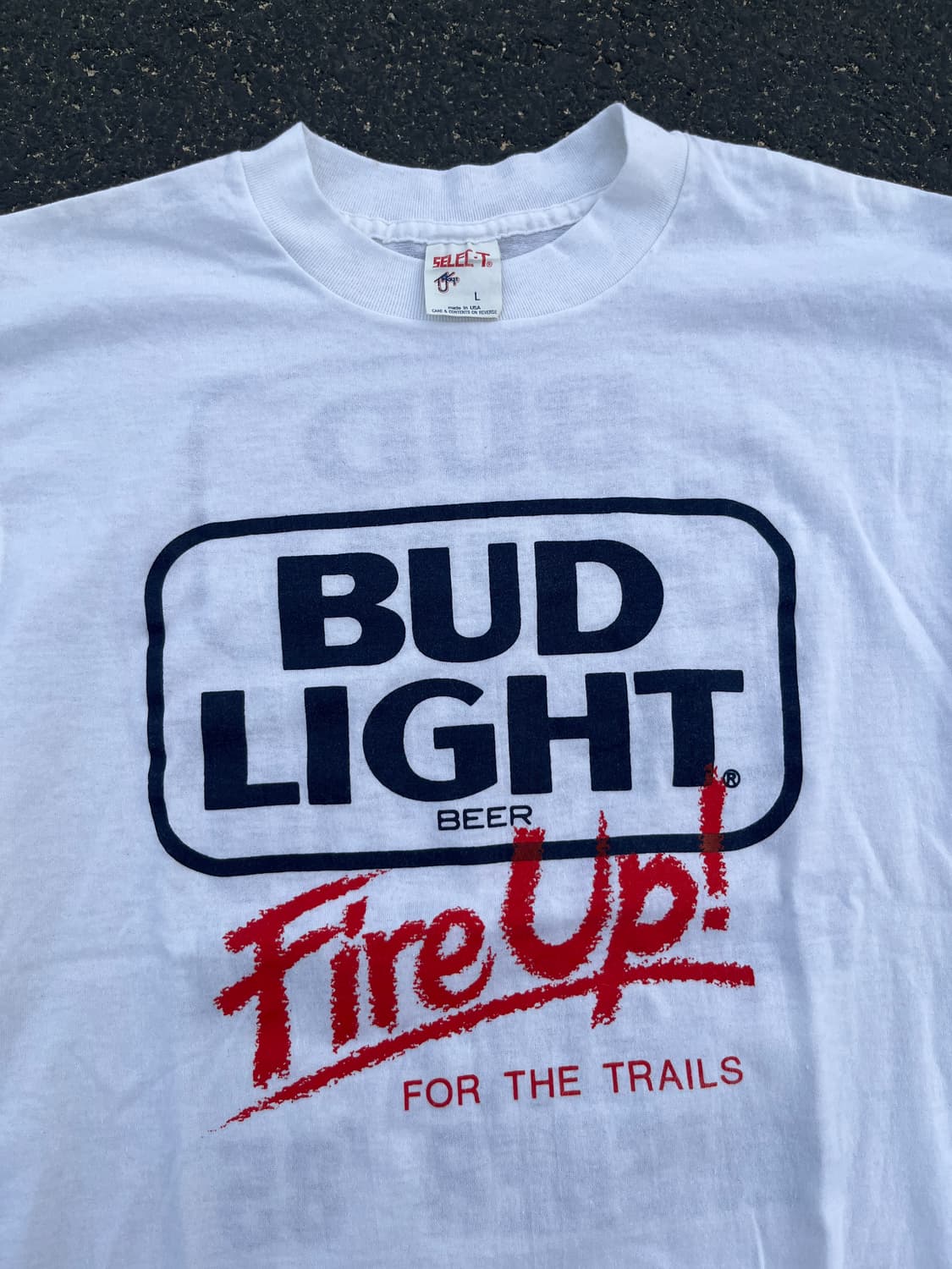 빈티지 USA 버드라이트 Fire Up 티셔츠 상품이미지3