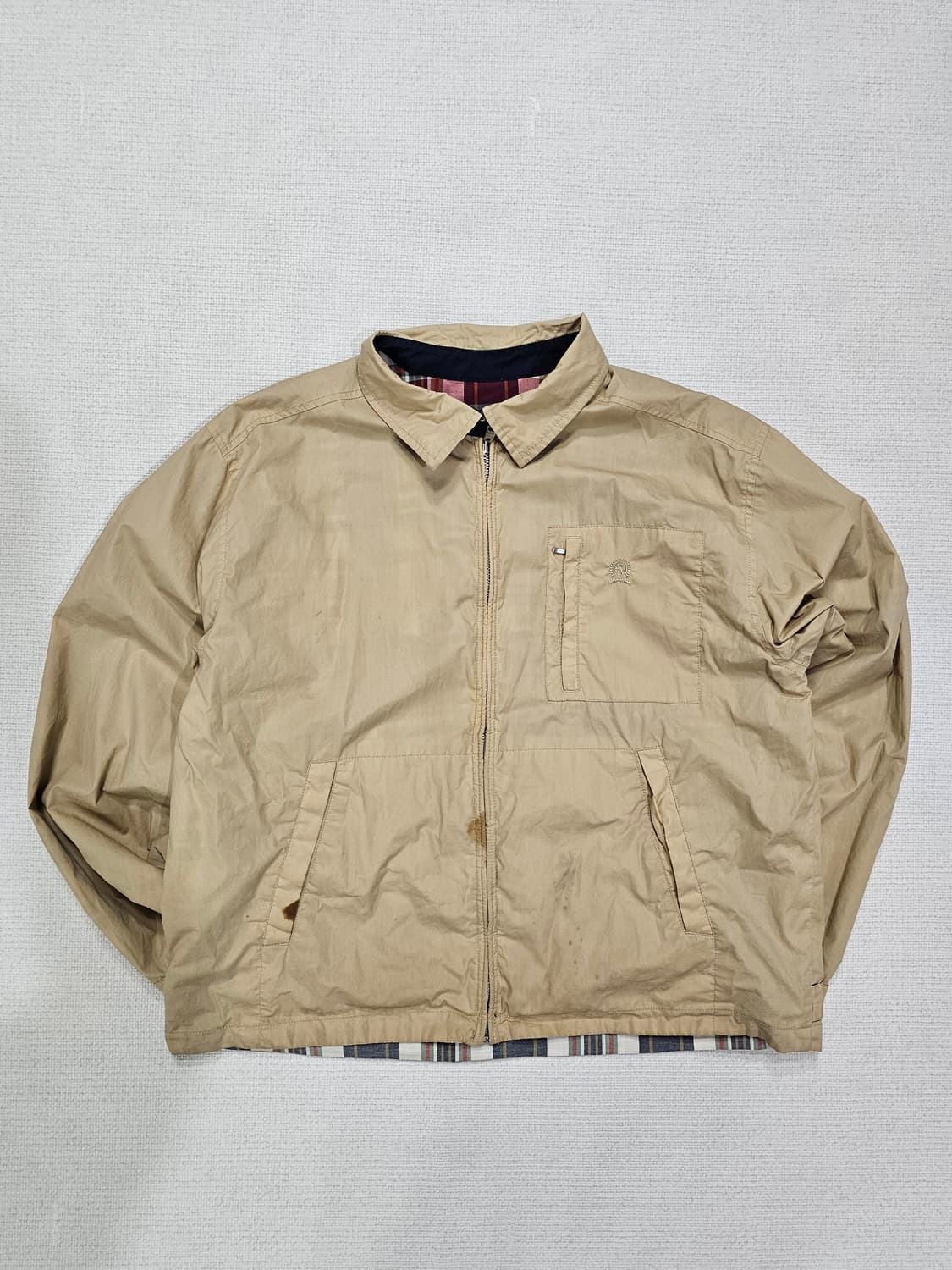 [100] 헤지스 리버시블(양면) 헤링턴 자켓 상품이미지2