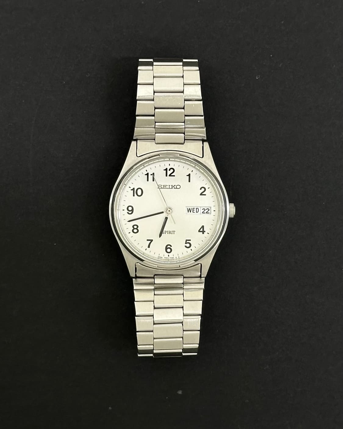 세이코 스피릿 데이데이트 라운드 쿼츠 시계 상품이미지2