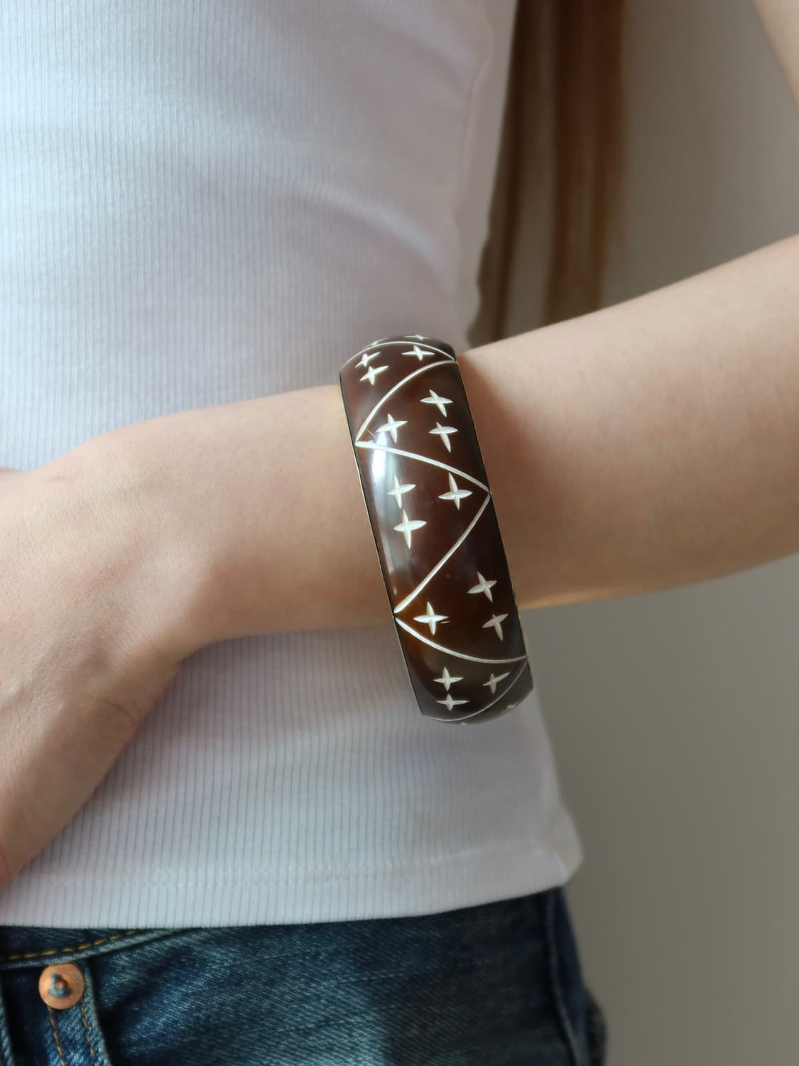 star stitched bangle 상품이미지2