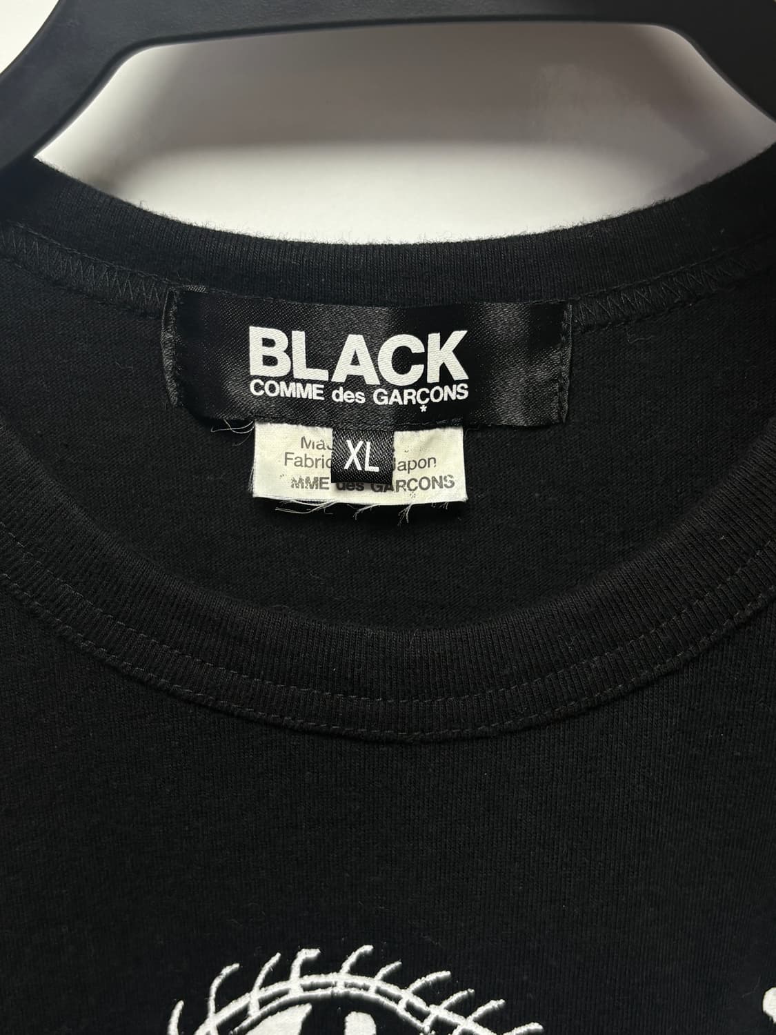 꼼데가르송 블랙 티셔츠 XL 상품이미지3