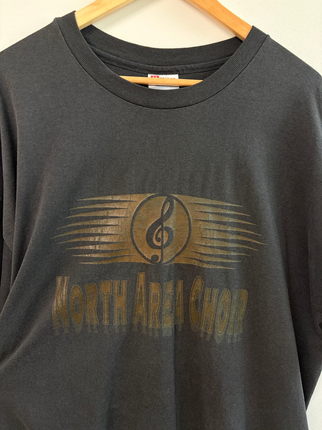 Hanes USA제 오버핏 '콰이어' 빈티지 티셔츠 상품이미지3