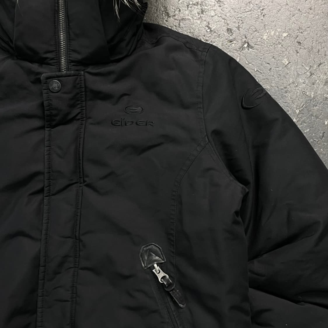 95 아이더 숏 라쿤 패딩 상품이미지2