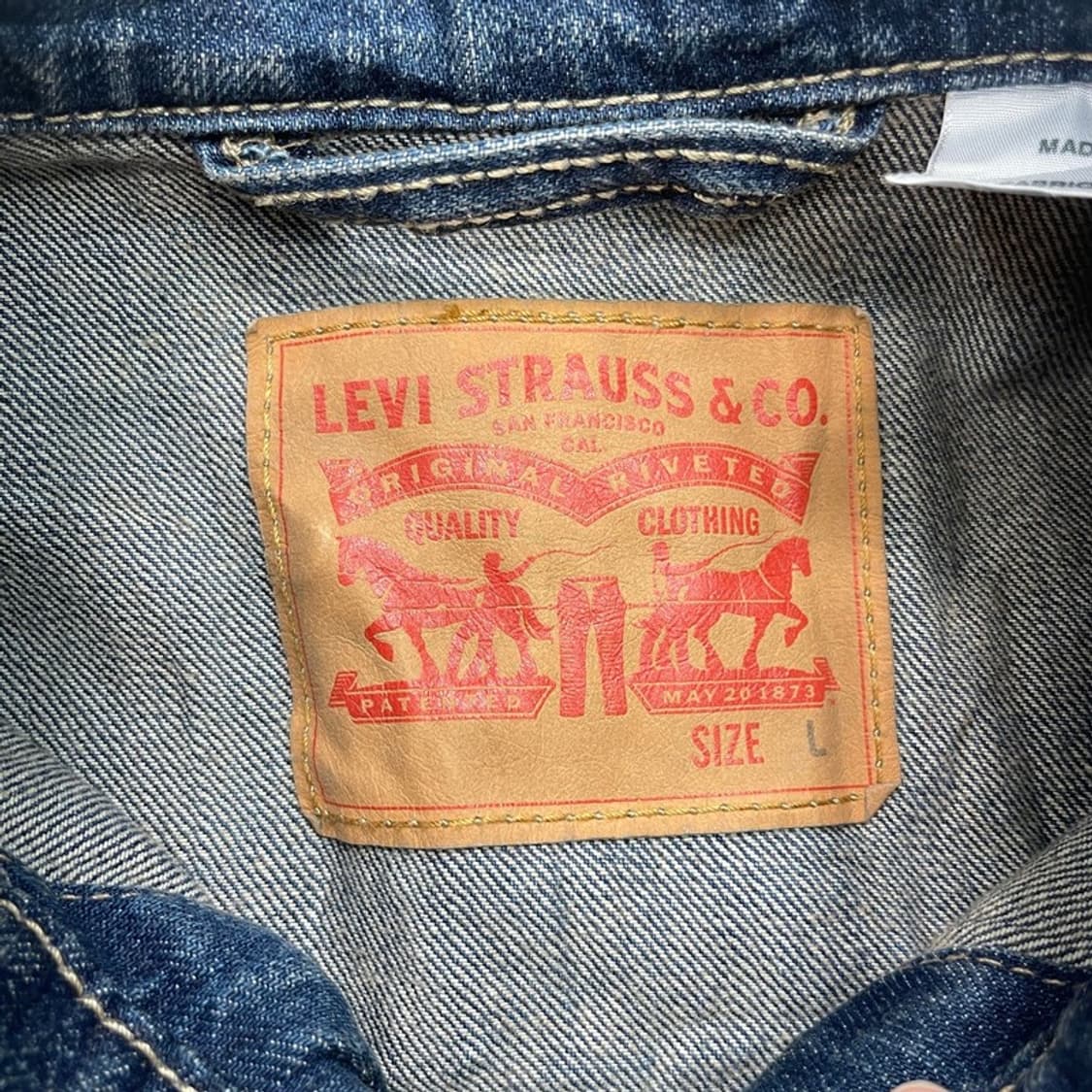 LEVI'S 데님자켓 L 상품이미지4