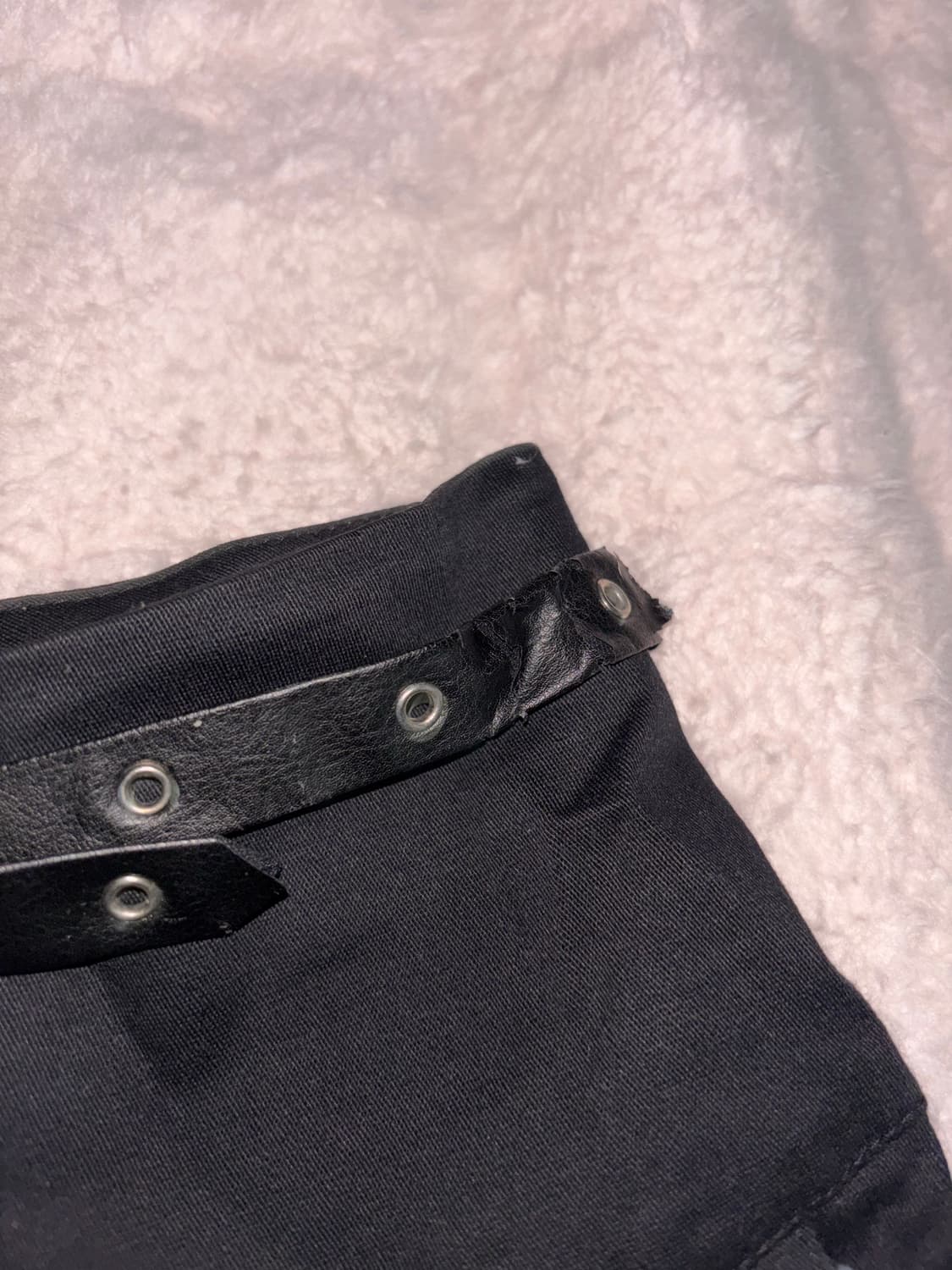 빈티지 펑크 미니스커트 레이스업 아일렛 고스 고딕 지뢰계 상품이미지3