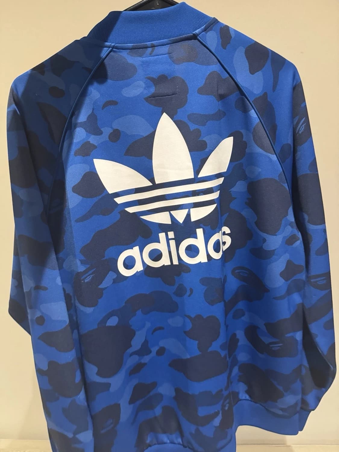 아디다스 x 베이프 트랙탑 져지 블루 상품이미지2