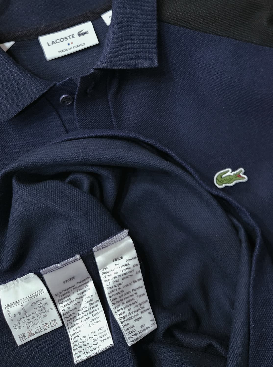 라코스테 배색 남성 폴로티 상품이미지5