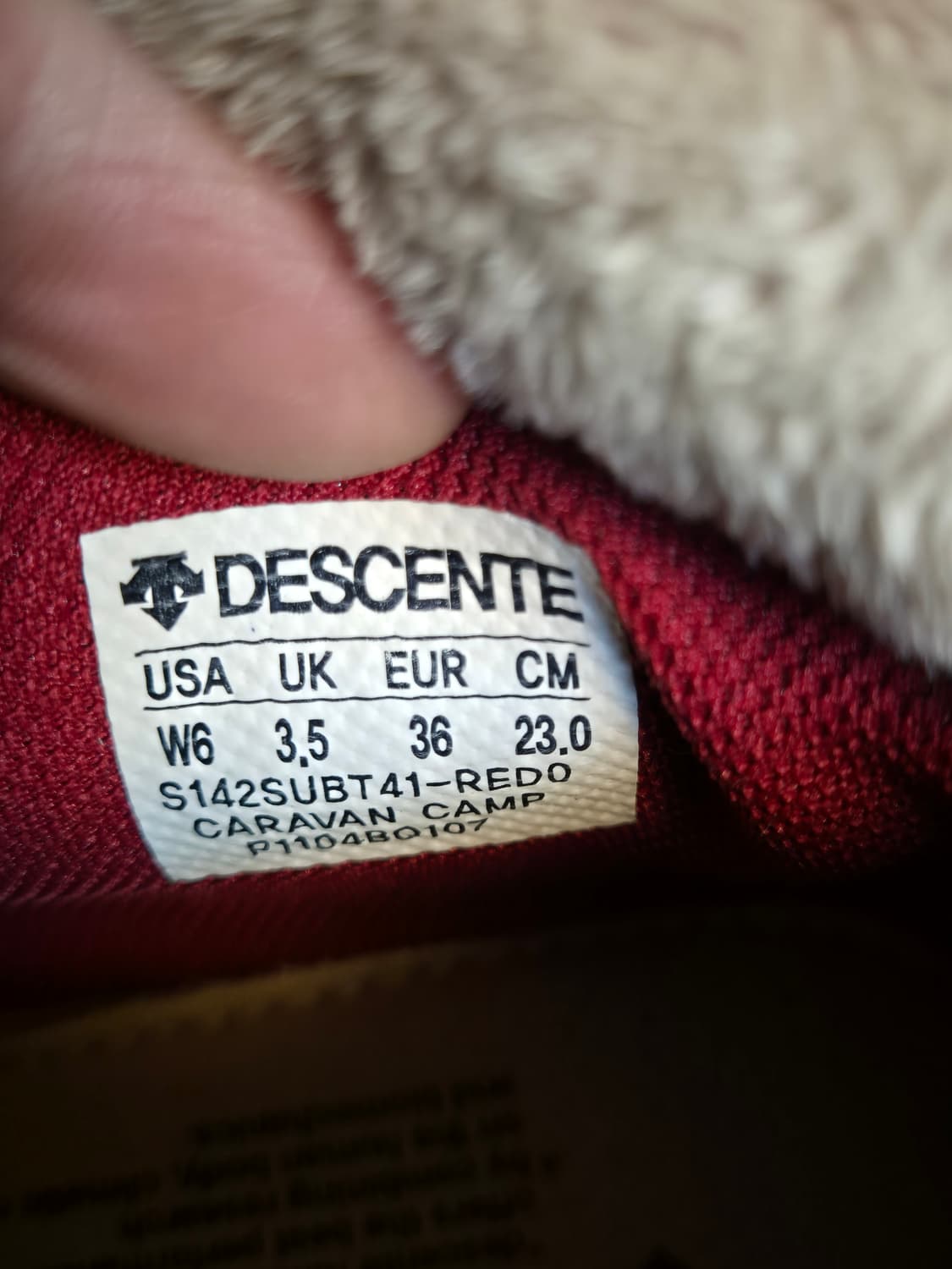 데상트 스웨이드 양털 하이 스니커즈 여자 230 상품이미지8