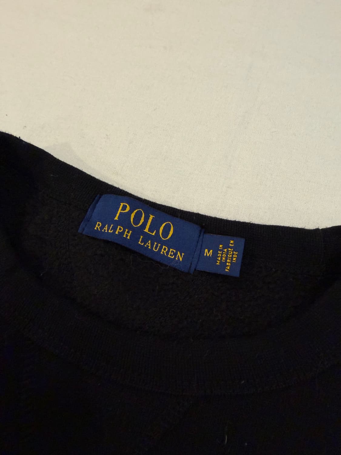 폴로 랄프로렌 맨투맨 스웻셔츠 블랙 상품이미지2