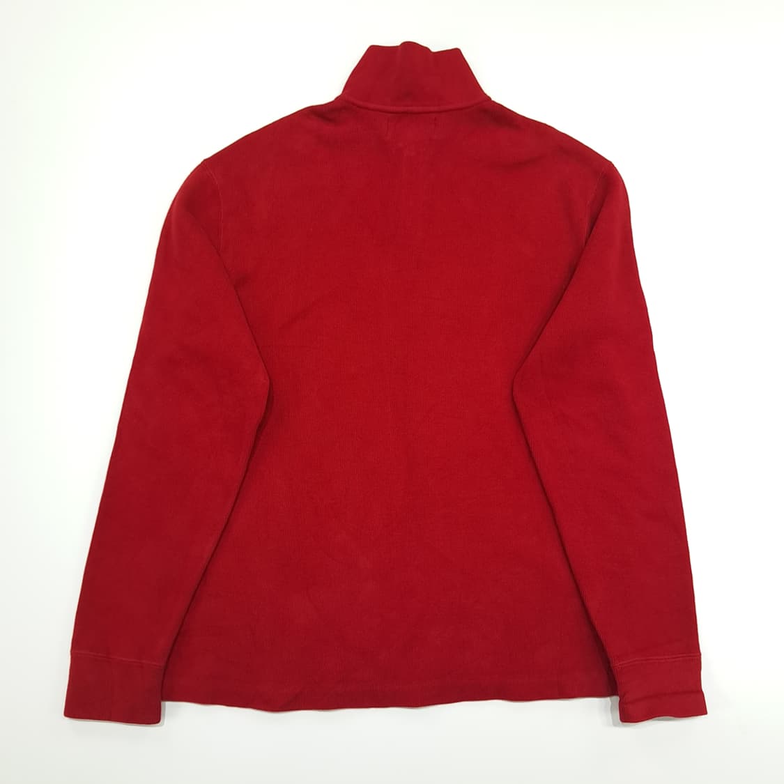 CN793 M 폴로 랄프로렌 레드 하프집업 긴팔 니트 스웨터 상품이미지7