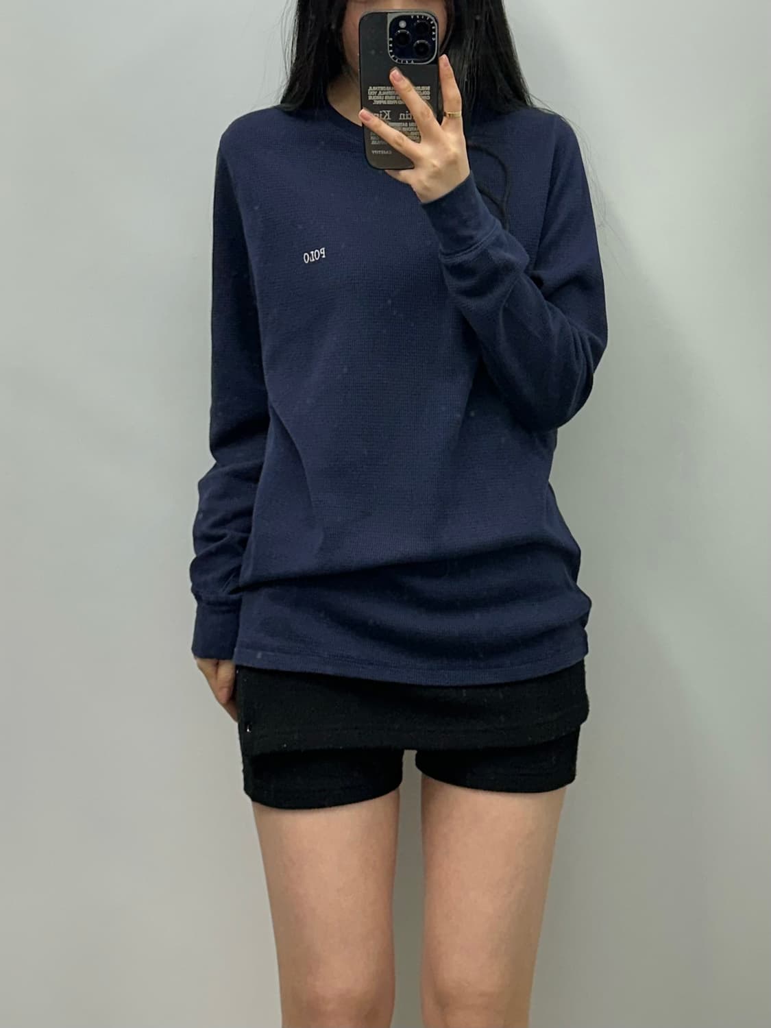 폴로 랄프로렌 신형 네이비 와플 니트 상품이미지1