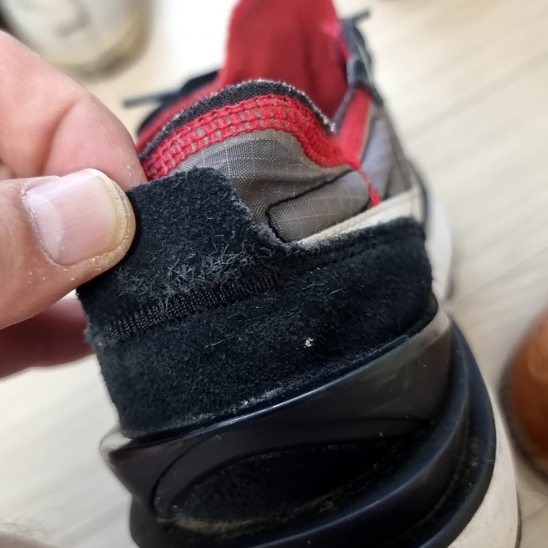 나이키 Waffle One 운동화 블랙/레드(265) 상품이미지8