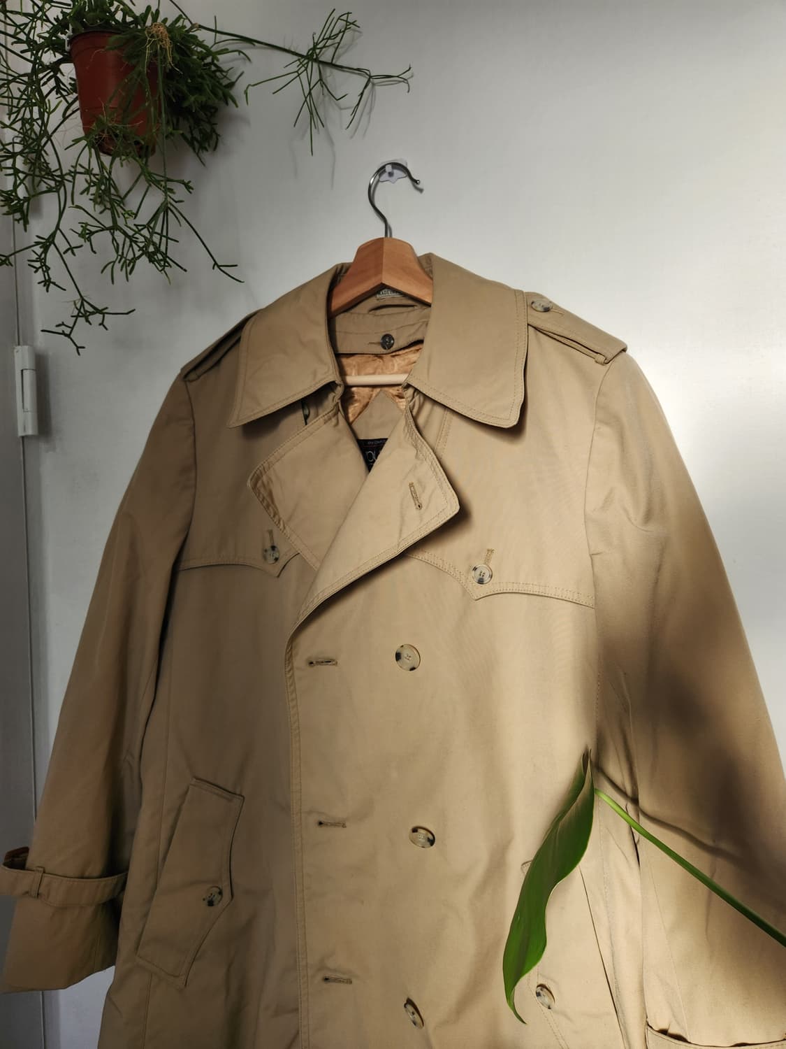 80s JC Penney 내피 탈착 트렌치 코트 상품이미지2