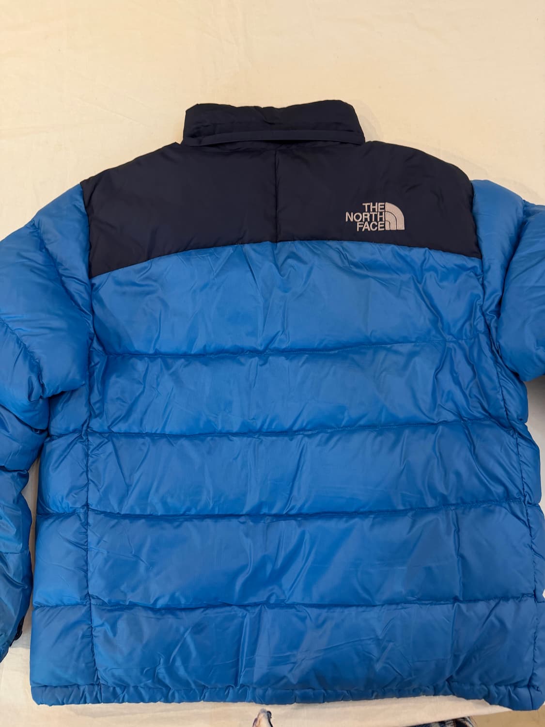 노스페이스 눕시 700필 구스다운 패딩 블루 희귀컬러 상품이미지3