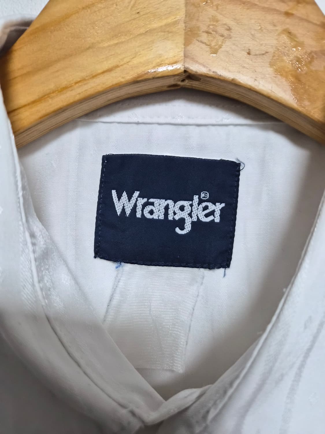 랭글러Wrangler 화이트 웨스턴 셔츠 XL - S387 상품이미지4