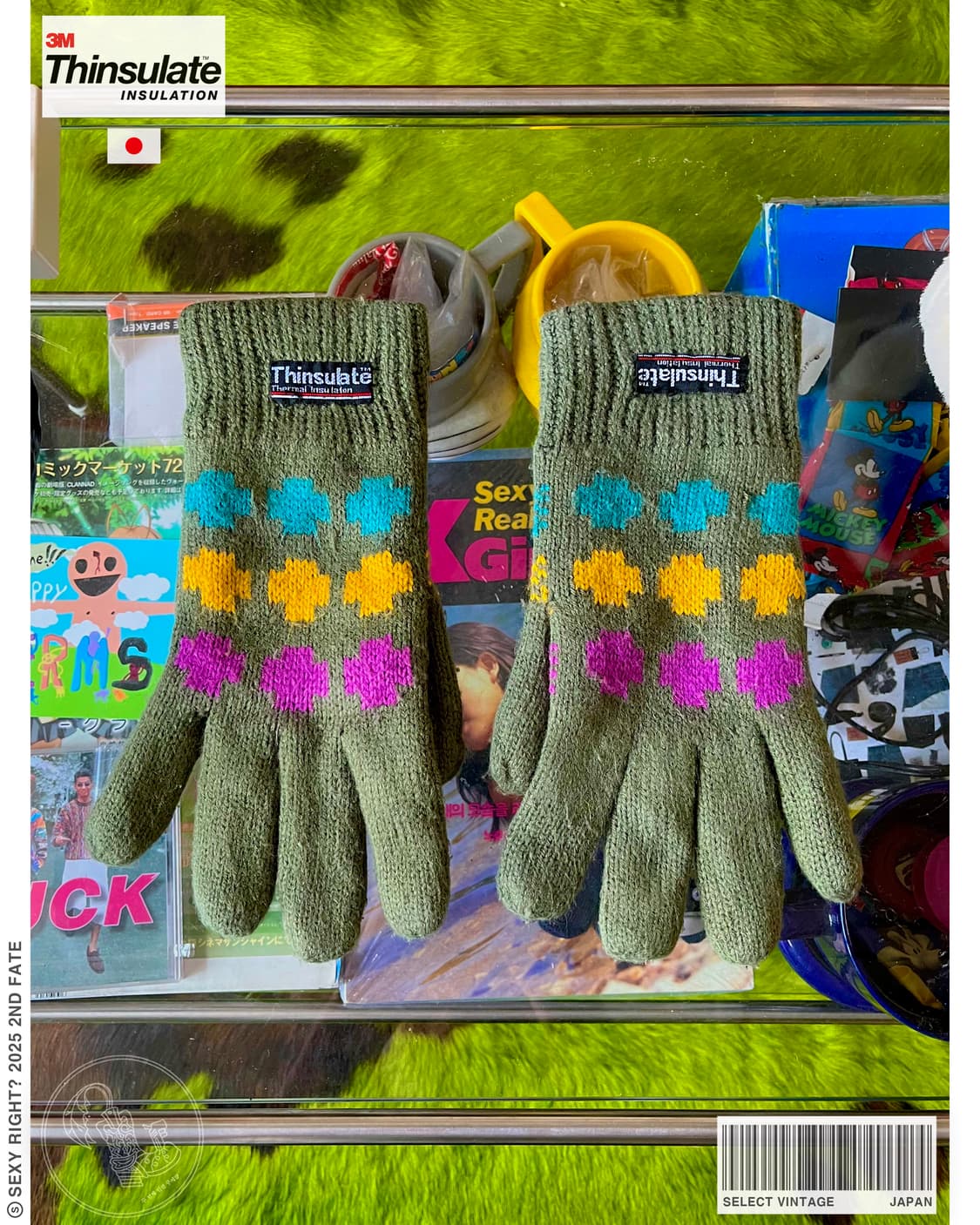 Jpn Vintage Thinsulate Knit Gloves 상품이미지1