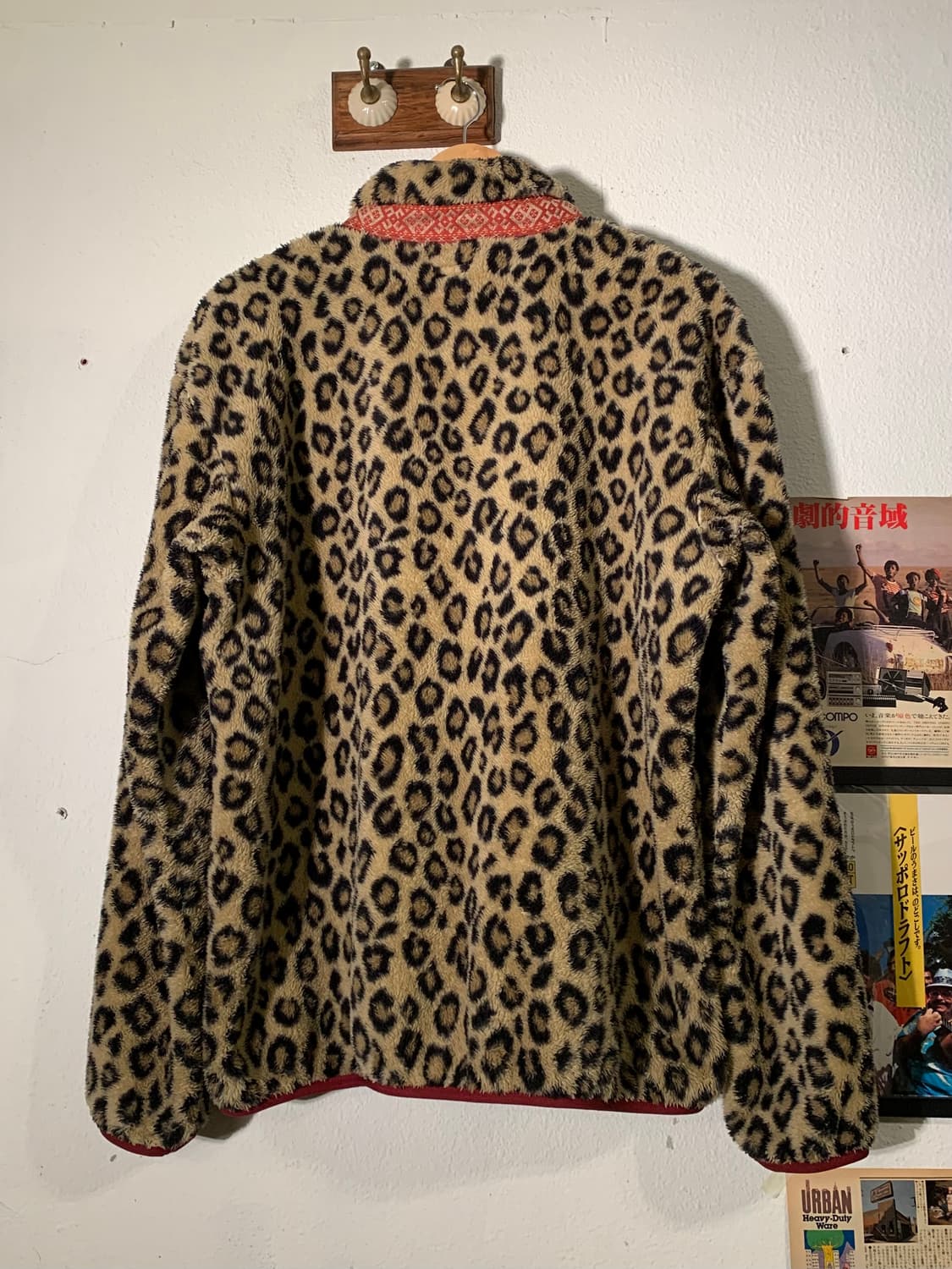 캐피탈 레오파드 플리즈 집업 상품이미지2