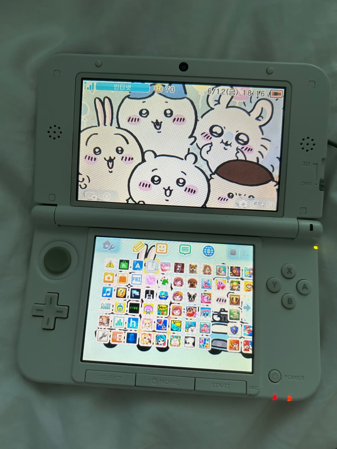 (한글판) 닌텐도 3ds xl 핑크 (내맘대로 스티커 사진O) 상품이미지1