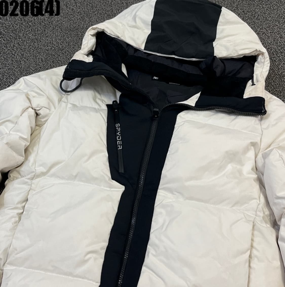 [90/S] 스파이더 덕다운 화이트 후드 패딩 점퍼 0206(4) 상품이미지2