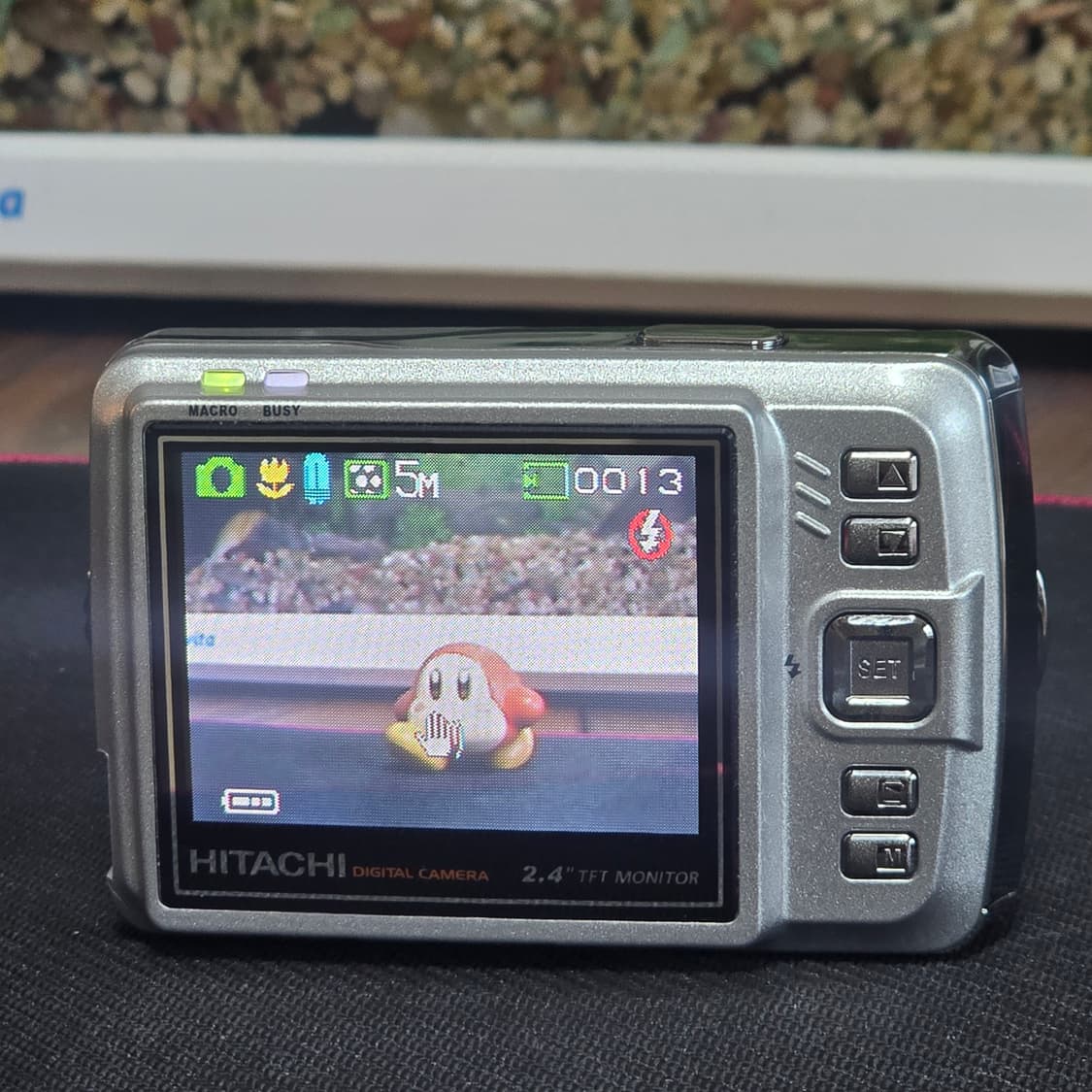 (작례O/빈티지 디카) 히타치 I.mega HDC-509 실버 상품이미지4