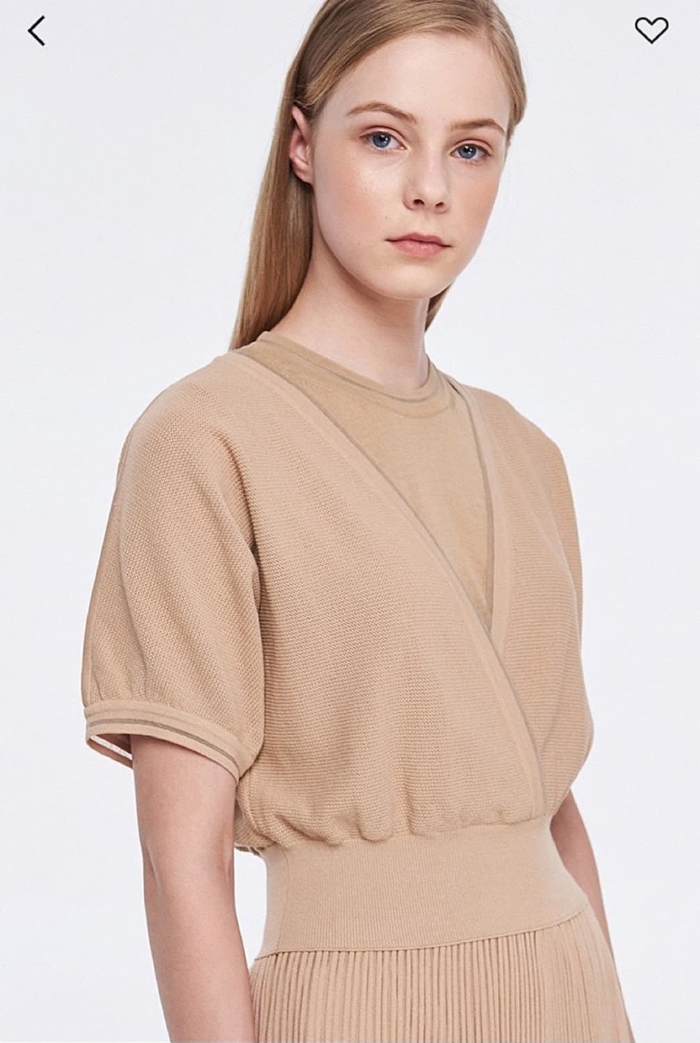 마인 번아웃 튤블록 니트 원피스 프리사이즈 상품이미지4