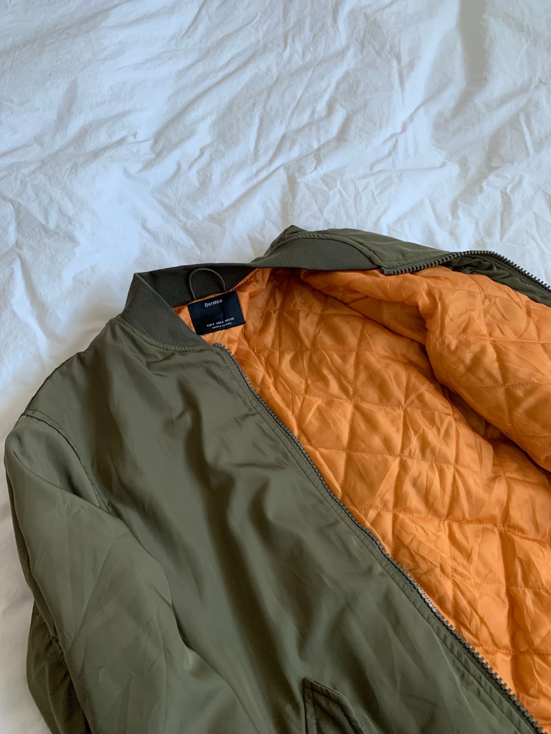 봄 카키 ma-1 상품이미지6