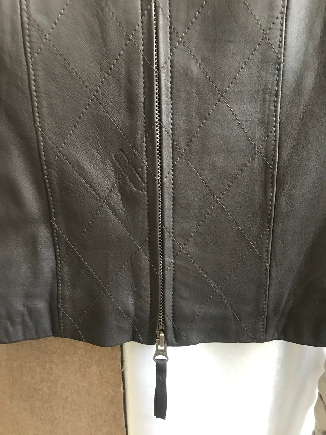 vintage slim fit leather jacket 상품이미지10