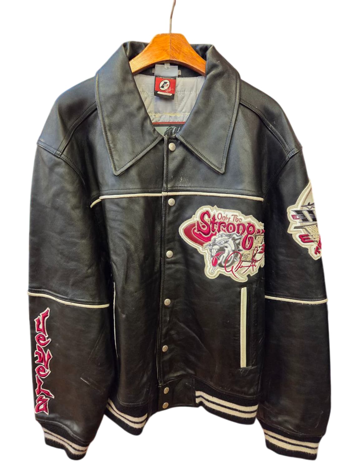  리복 가죽 바시티 자켓 상품이미지1