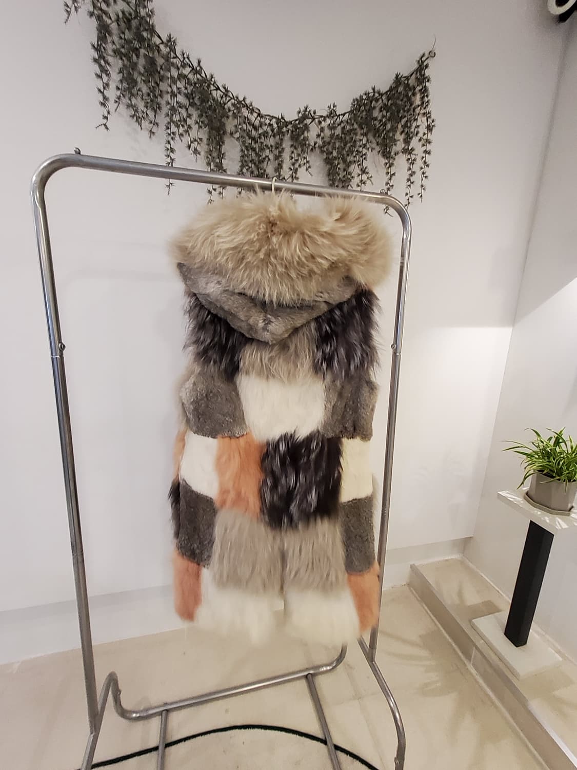 양면 퍼 롱조끼 상품이미지2