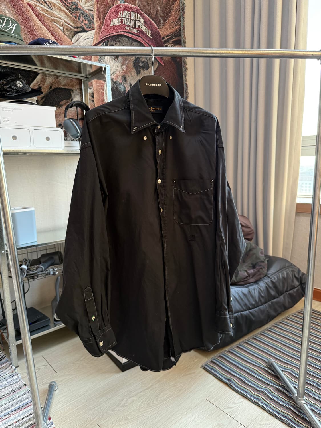 타미힐피거 로고 셔츠 상품이미지1