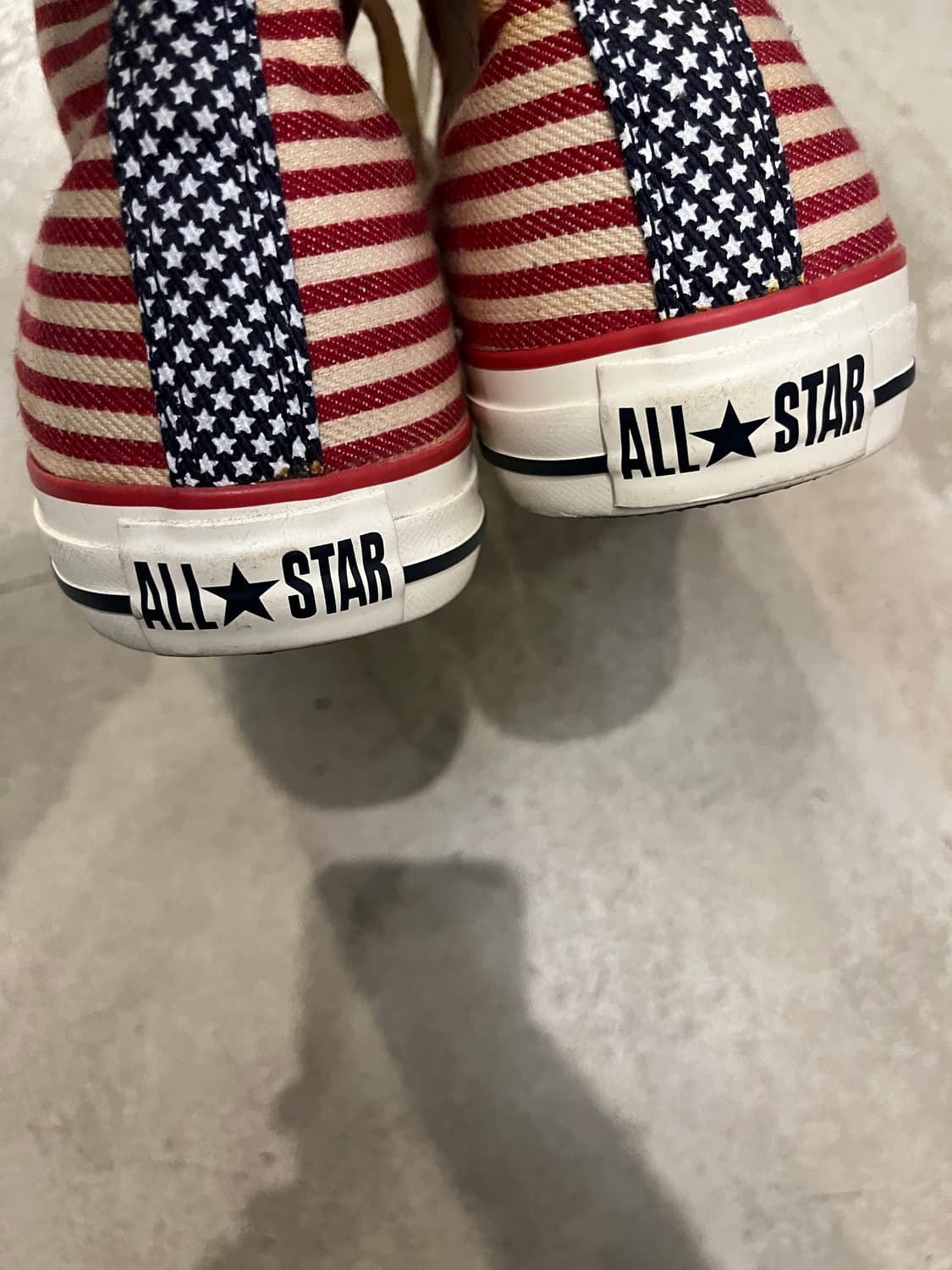 빈티지 컨버스 하이 성조기 패턴 상품이미지4