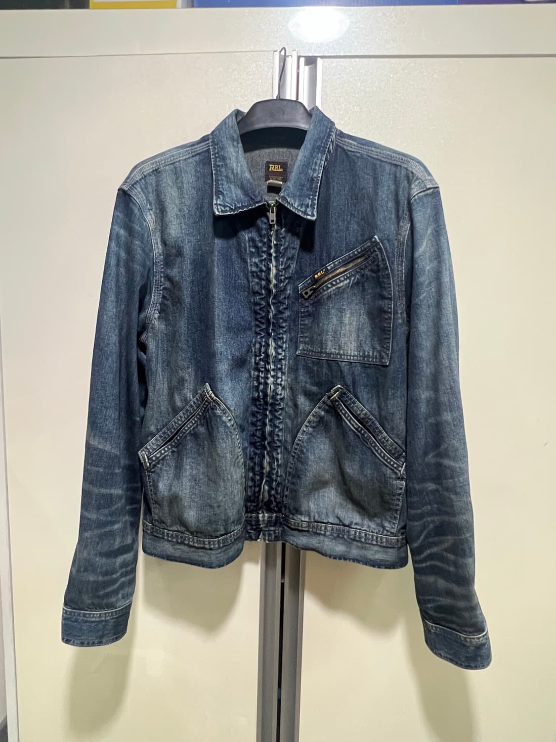 RRL 레이튼 인디고 데님 자켓 상품이미지3
