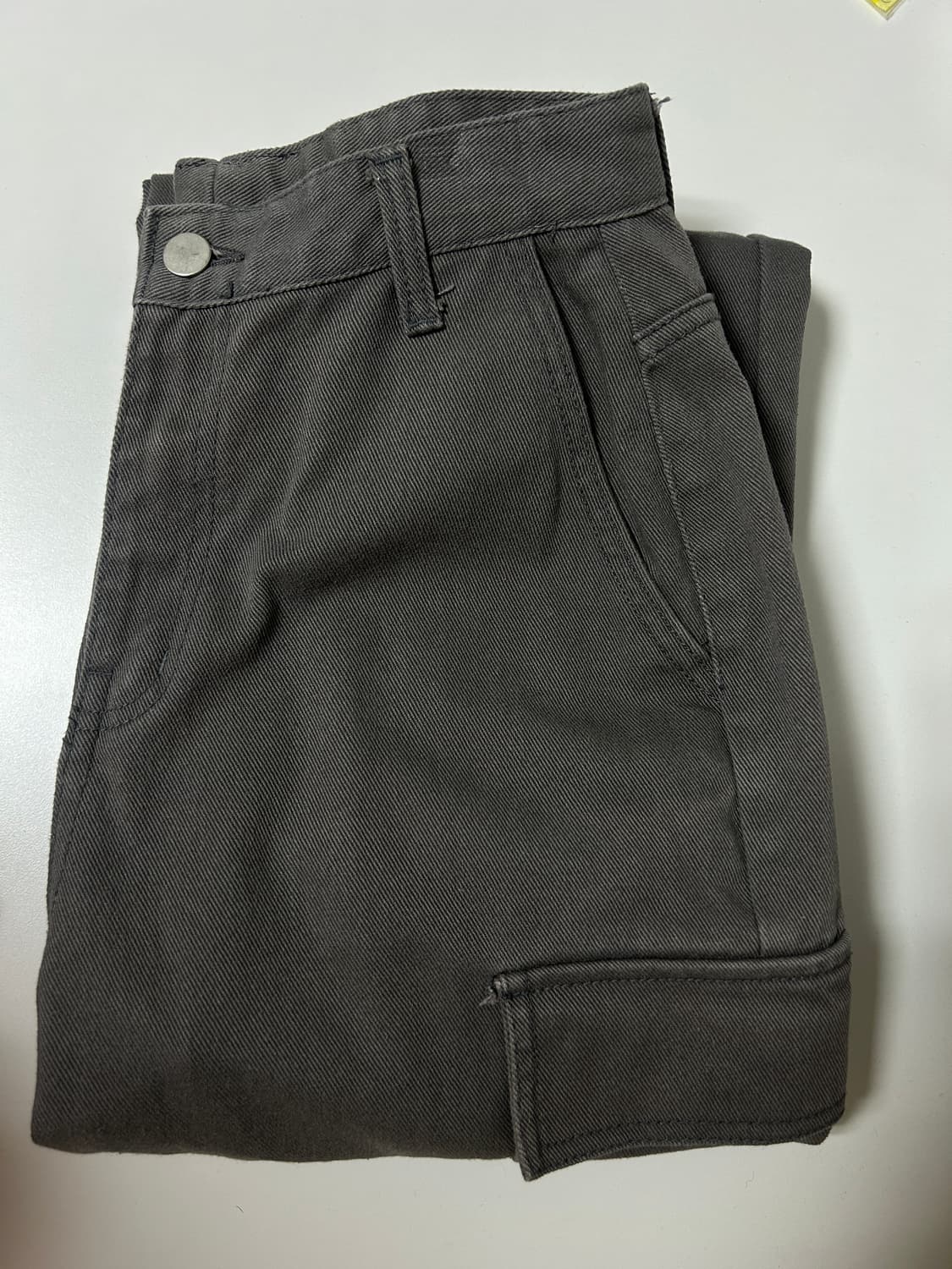 키미스 카키그레이 와이드 카고 팬츠 m 상품이미지5