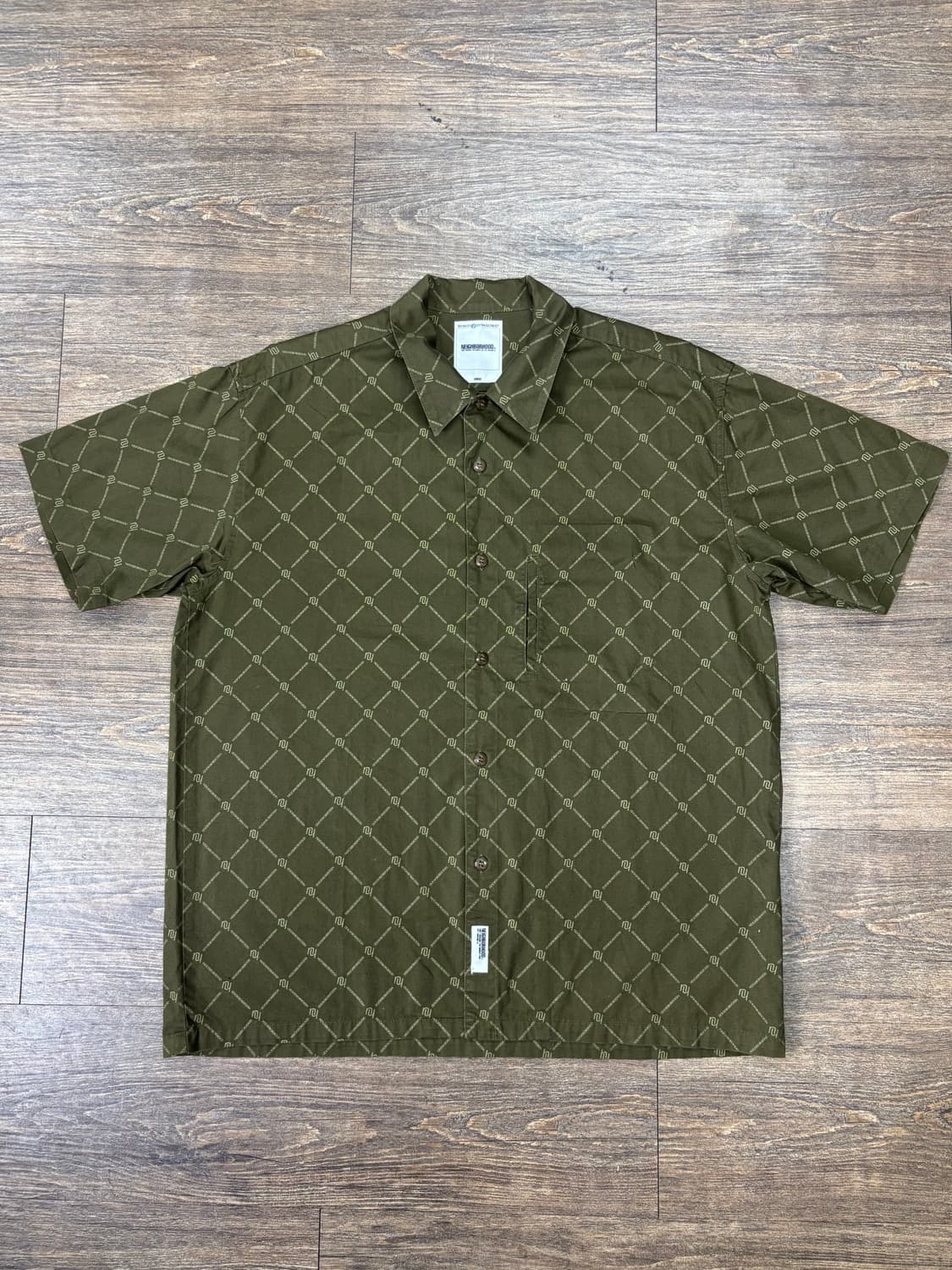 02's 네이버후드 모노그램 반팔 셔츠 상품이미지1