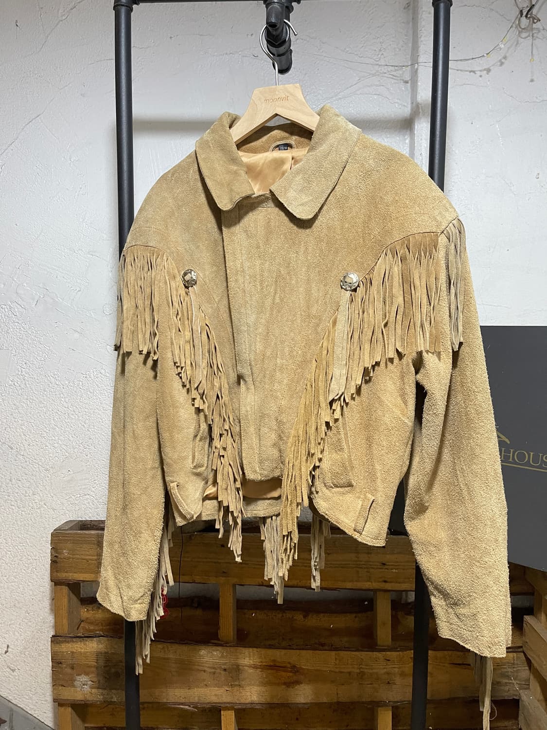 ECHTES LEDER 웨스턴 스웨이드 크롭 자켓 상품이미지1