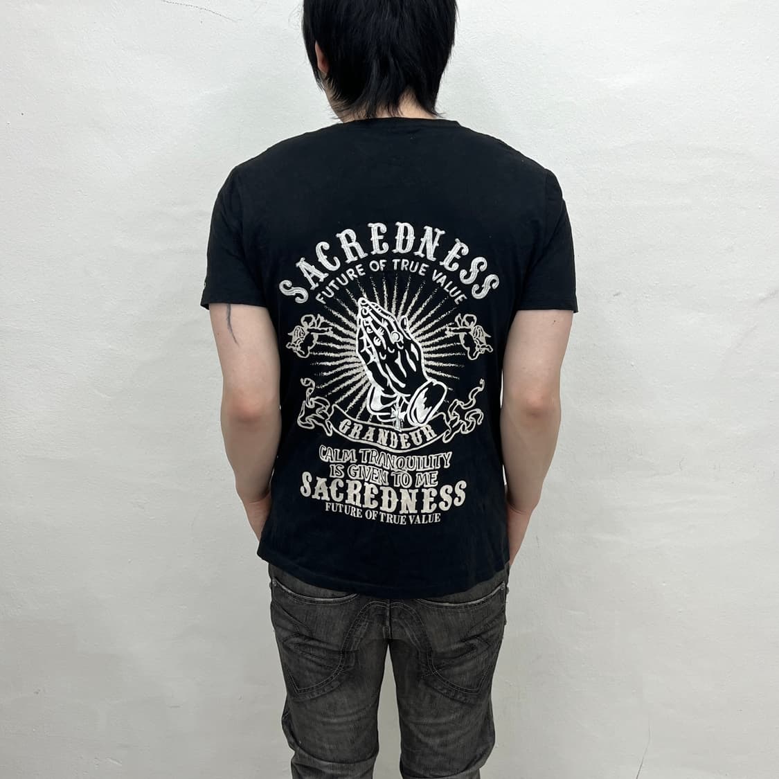 Chicano style printing short sleeve 상품이미지1