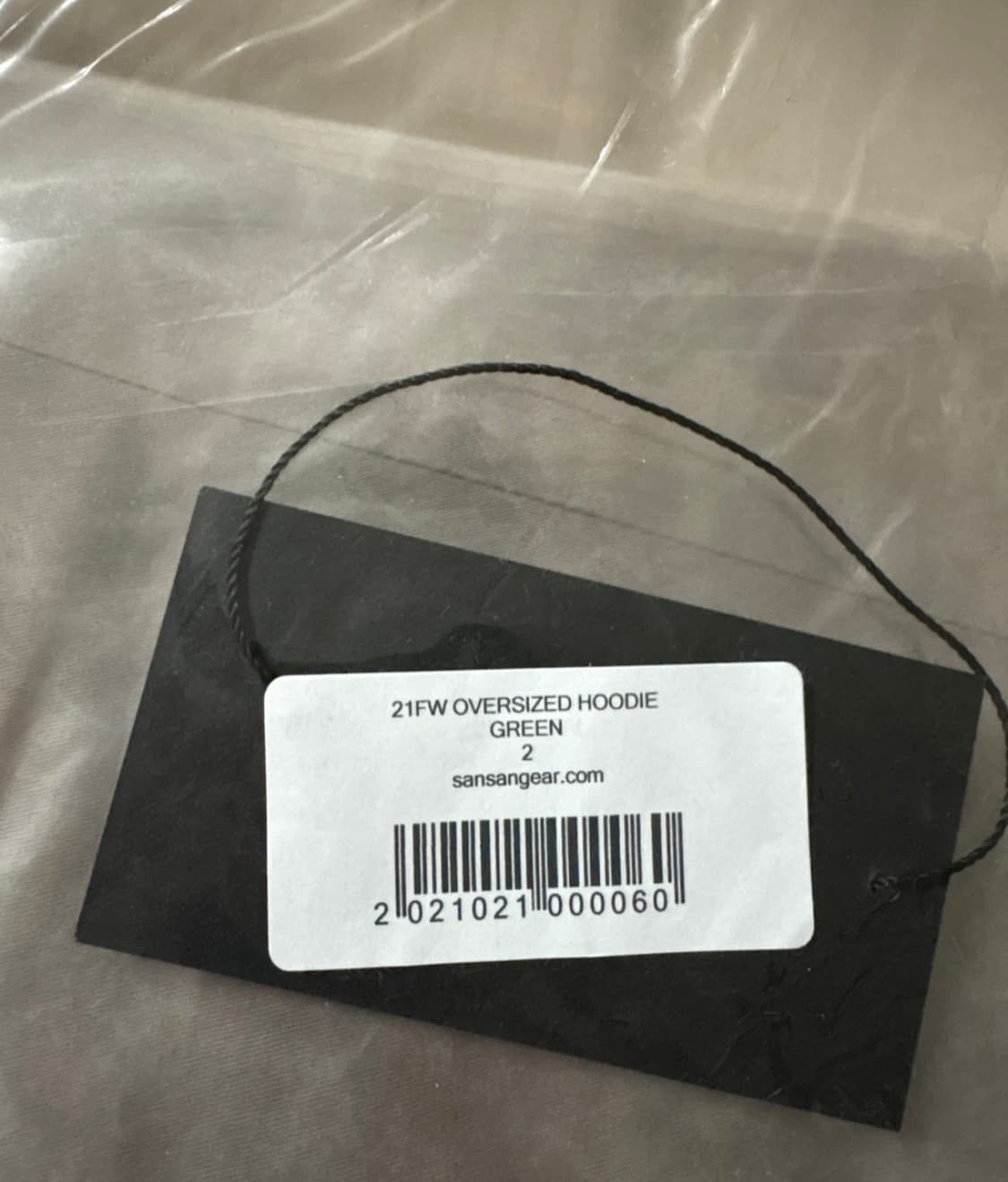 (2사이즈) 산산기어 기모 후드 21F/W 상품이미지8