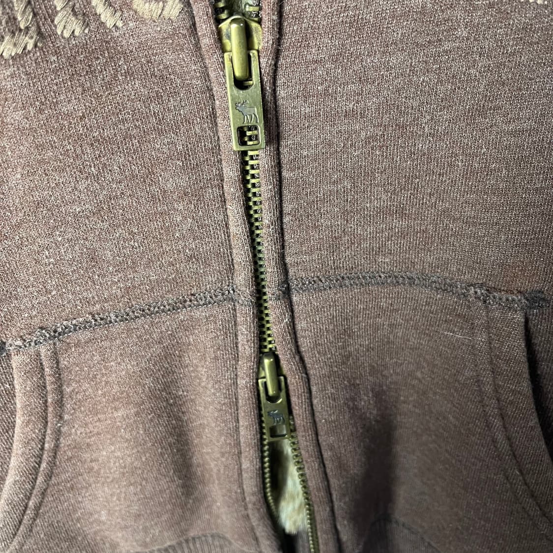 [A&F] 아베크롬비 로고 울프죠 후드집업 상품이미지6