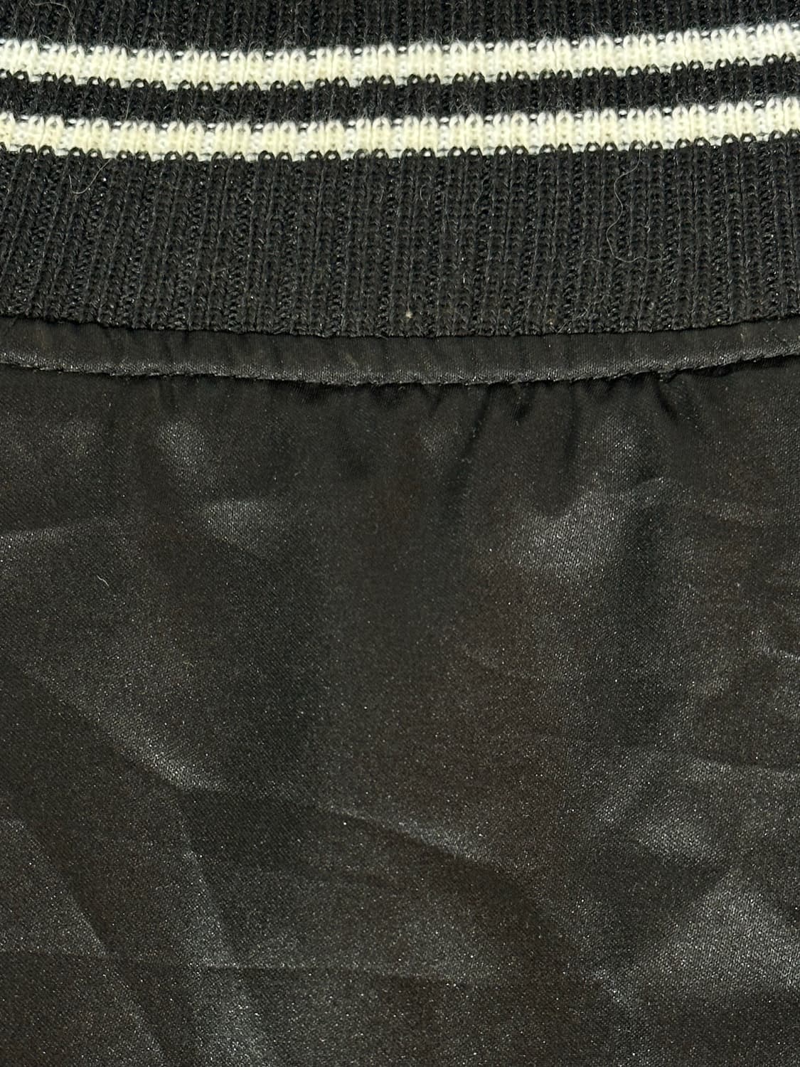 일본 빈티지 화이트 블랙 스카잔 크롭 자켓 상품이미지6