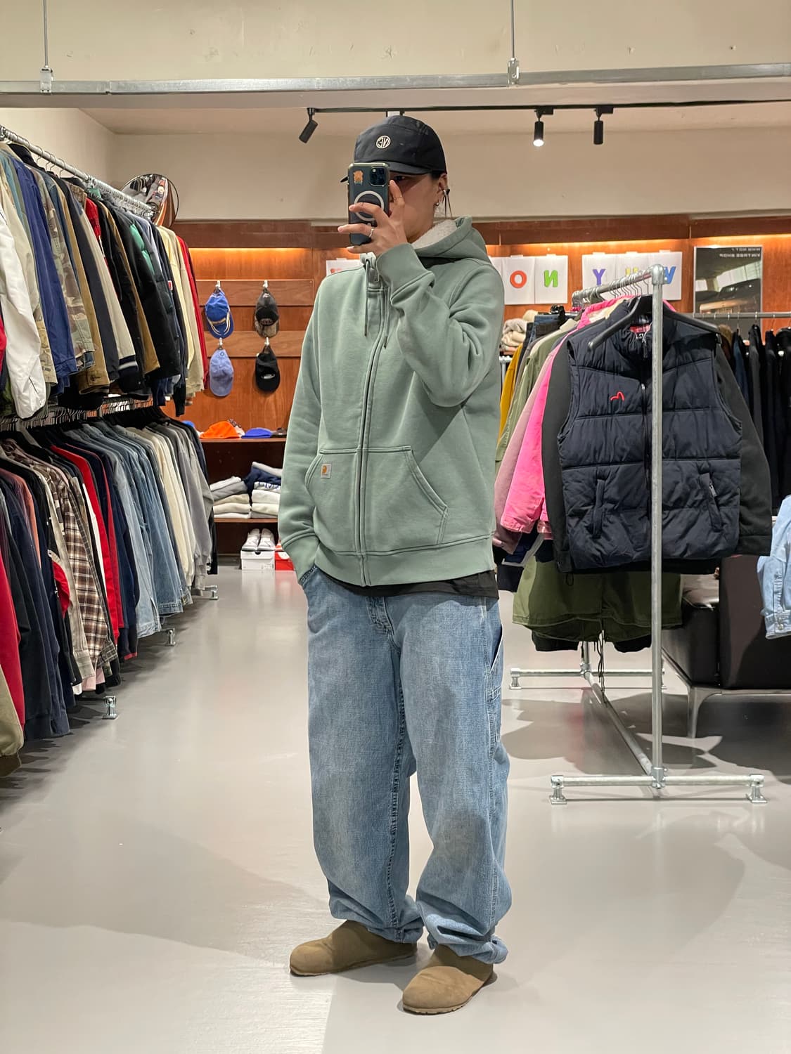 칼하트 쉐르파 후드 집업   상품이미지3