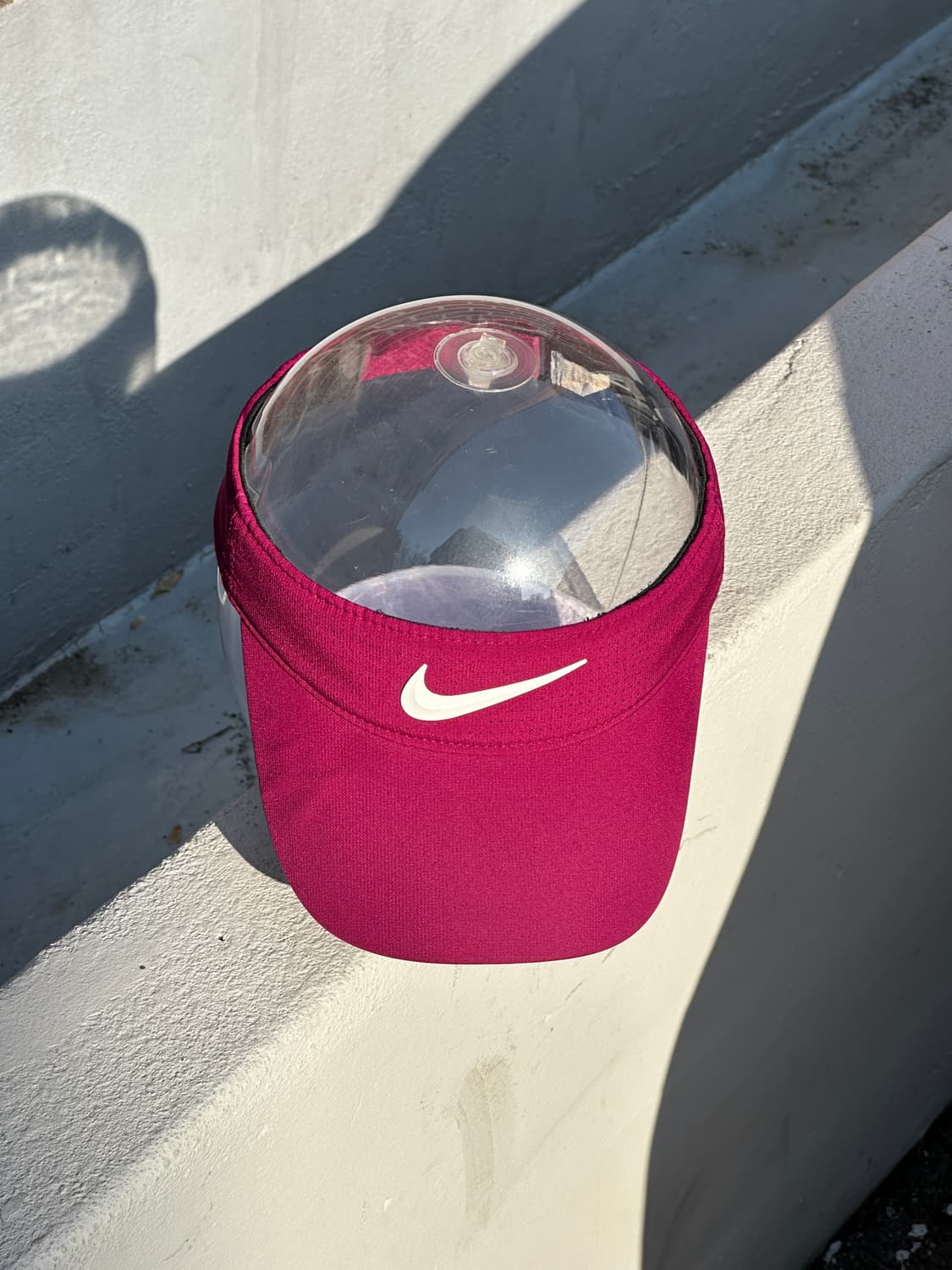 [F] 나이키 버건디 썬바이저 썬캡 모자 상품이미지1