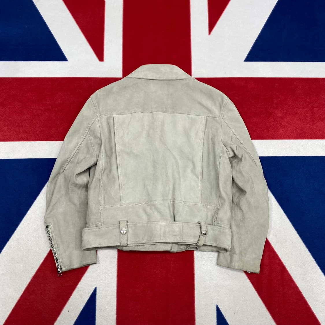 아크네스튜디오 양가죽 스웨이드 라이더자켓 32 실측 S -M  상품이미지2